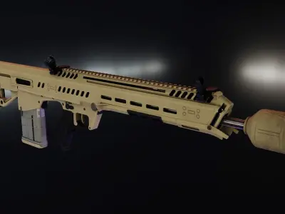 Beretta RM277 GD NGSW Low-poly 3D model