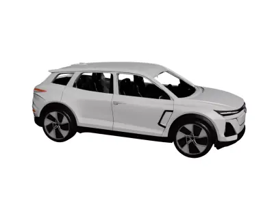 Generic Modern SUV Contemporary Utility Vehicle Design 01 3D model