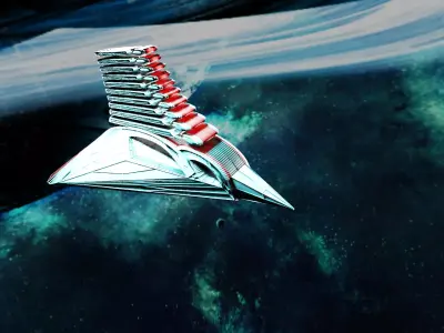space craft Low-poly 3D model purchase