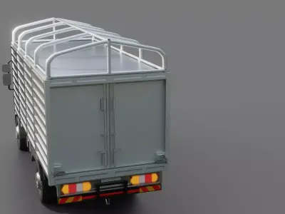 Kenworth K370 Cargo Truck 2014 3D model
