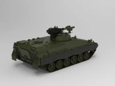 Marder 1 infantry fighting vehicle 3D model