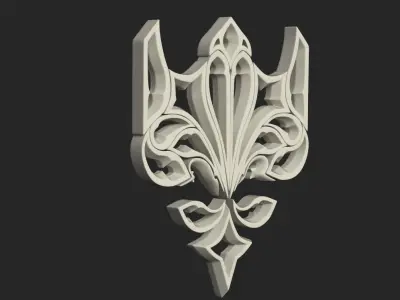 Gothic ornament 28 3D model
