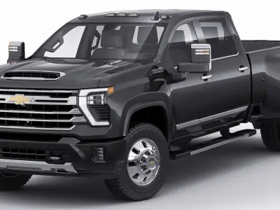 Pick-up Silverado 3500 HD Dually 2024 High Country 3D model