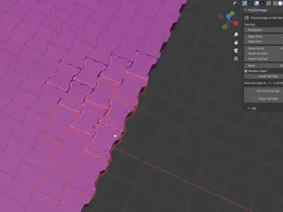 PolyDamage for Blender 3D model