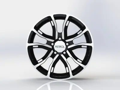 Cast rim Petrol-P5A 3D model