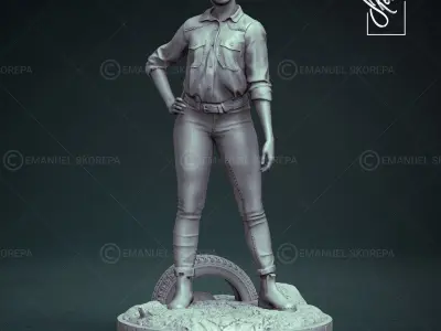 Dina - The Last of Us Part 2 3D print model