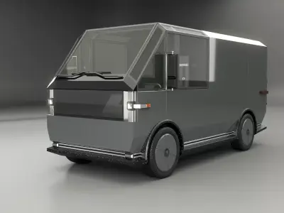 Canoo MPDV Low-poly 3D model