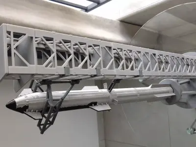 spacex starship S28 B10  3D print model