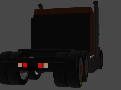 Semi Truck 3D model