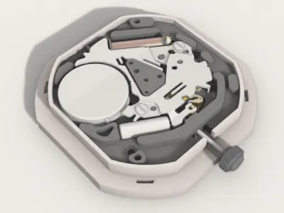 WATCH QUARTZ MOVEMENT 2 3D model