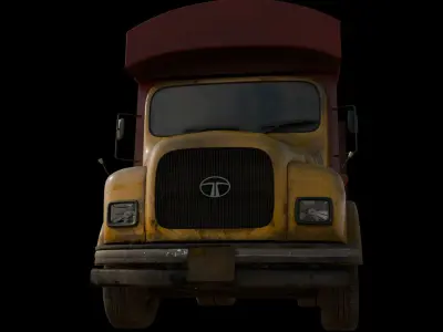 Old Truck Indian Tata SE 16 series 3D model
