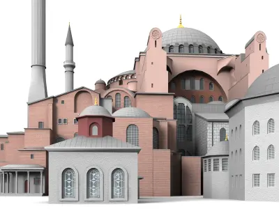 Hagia Sophia 3D model from CGTrader