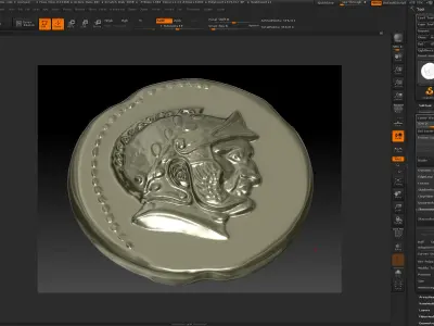 old Rome coin2-3d print model 3D print model