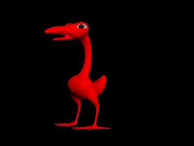 Duck Model Free low-poly 3D model