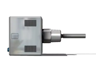 Pressostato SMC ISE20B V 01 W K Pressure Switch 3D model