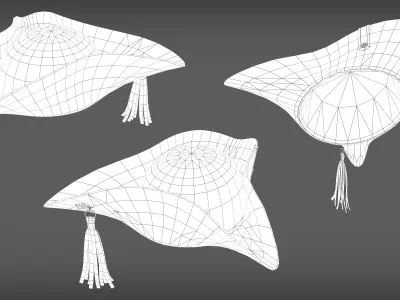 Tricorn Low-poly 3D model