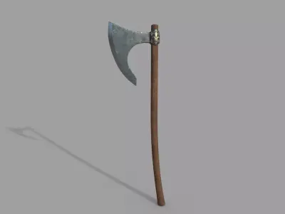 Medieval Axe 3D model buy