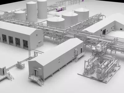 factory 3D model purchase
