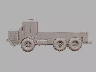 Warden Heavy Truck Off Road Vehicle 3D Printable  3D print model