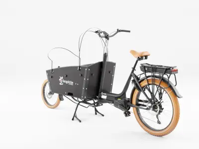 3D Model of Cargobike Long Lite Electric Low-poly 3D model