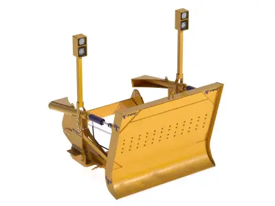 K-Tec Ox Block Earthmoving Support Tractor  3D model