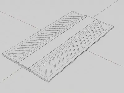 Iron floor Game Assets item1 Free 3D model