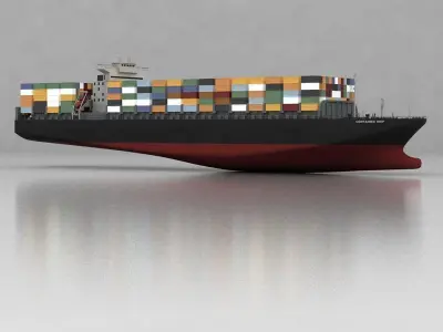 Container Ship 3D model