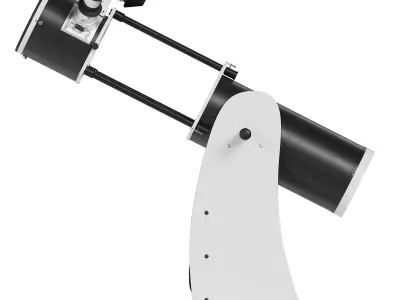 Dobson telescope  Skyliner  Low-poly 3D model