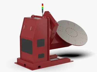 L Type Welding Positioner 3D model