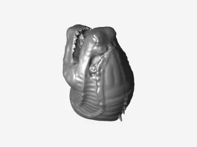 Godzilla Head Free 3D model