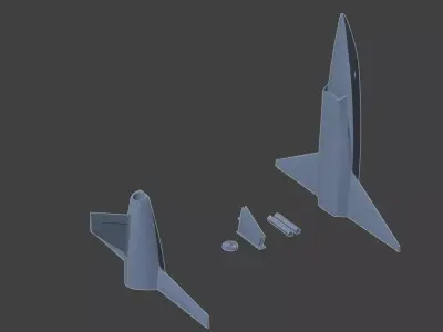 Anduril YFQ-44 3D print model