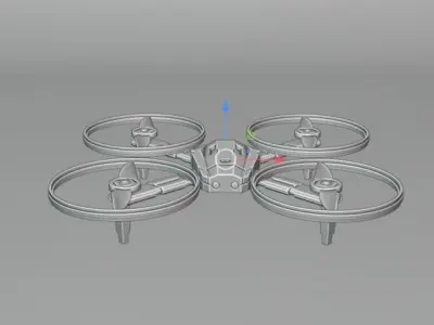 sci-fi drone 3D model shop