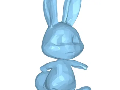 Rabbit Low Poly 3D model