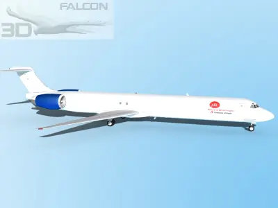 Falcon3D MD-80 AEI Cargo 3D model