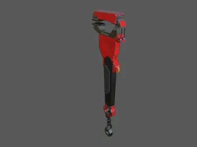 Adjustable Wrench Low-poly 3D model purchase
