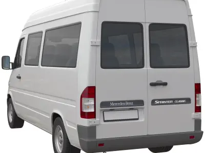 Mercedes-Benz Sprinter Classic Minibus MWB 3D model