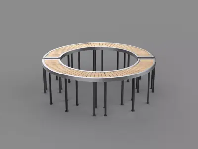 Sidewalk  System 02 3D model