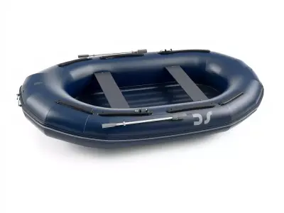 Navy Rubber Boat model pack Low-poly 3D model