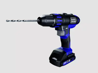 Power Drill 3D model buy