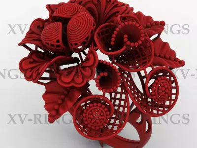 NEW TURKISH RING XV-03 3D print model