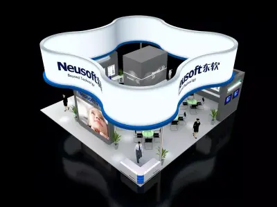 Exhibition - Area - 9X9 3DMAX2009-0118 3D model