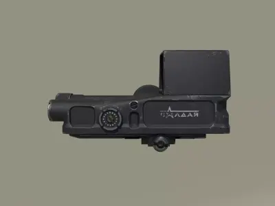1P87 Valday PK-120 Holographic Sight Low-poly 3D model