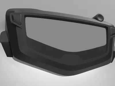 Bikes Digital Display Low-poly 3D model
