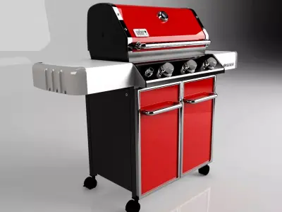 BBQ Genesis Weber 3D model