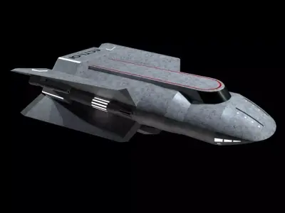 Spaceship 3D model shop