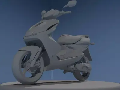 yamaha aerox Free 3D model Free 3D model