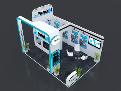 Exhibition - Area - 6X4-3DMAX2009-6 3D model