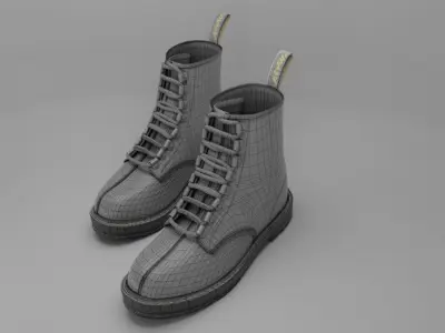 Dr Martens Combat Boot 3D model