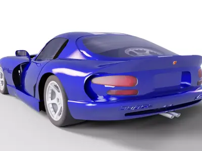 Dodge Viper GTS American Venom 3D print model