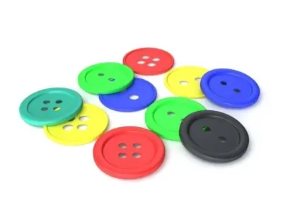 Buttons 3D model